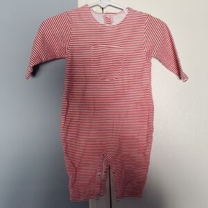 Zutano Red Striped Bodysuit